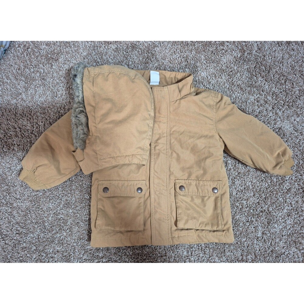 H&M boys jacket size 12-18 months- tan